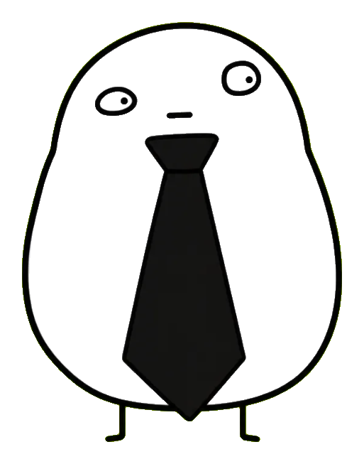 Tie Guy cut-out